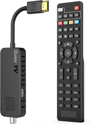 Odbiornik satelitarny DVB-S/S2 Dcolor z Pilotem