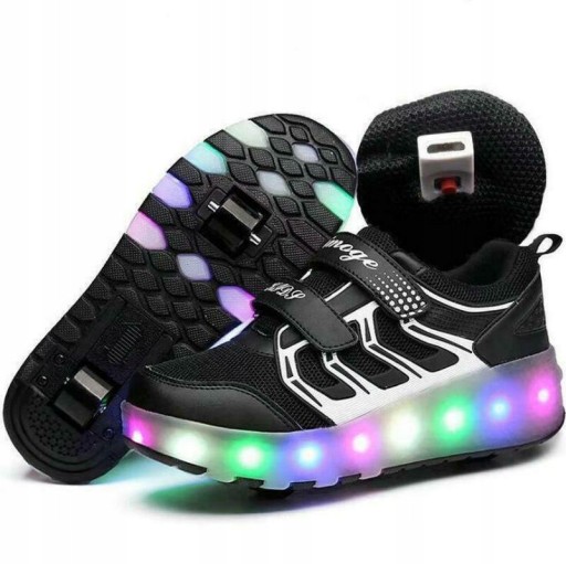 BUTOROLKI BUTY Z ROLKAMI ROLKI WROTKI LED Z POLSKI