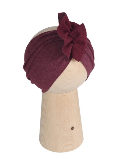 Opaska Turban Półturban Bordo Melanż 54-58cm