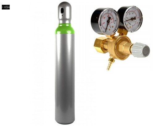 BUTLA pelna ARGON/CO2 Mieszanka MIX 8l + REDUKTOR