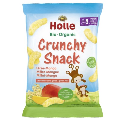 CHRUPKI JAGLANE O SMAKU MANGO BEZ DODATKU CUKRÓW BEZGLUTENOWE BIO 25g HOLLE