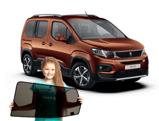 ZASŁONKI NA MAGNESACH PEUGEOT RIFTER OD 2018