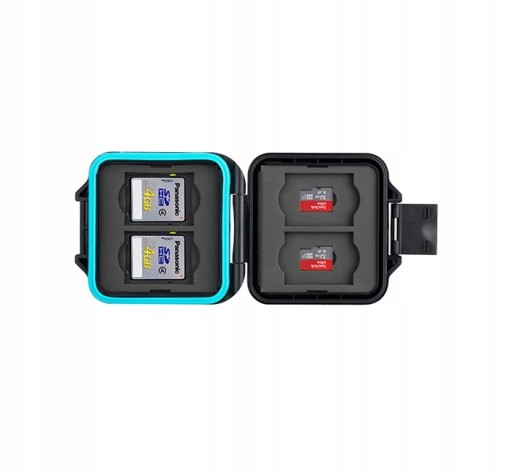 WODOODPORNE ETUI 4 SD SDHC + 4 MicroSD JJC MCR-ST8