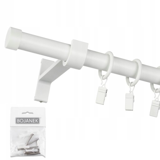 Karnisz pojedynczy 19 mm 400 cm Rullo metalowy