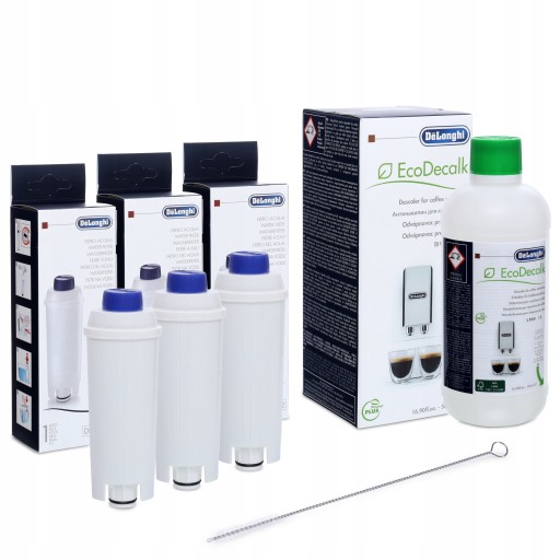 FILTR WODY DELONGHI DLS C002 x3 ODKAMIENIACZ x1