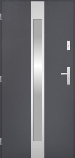 POLSKIE DRZWI ZEWNĘTRZNE INOX NCED 72MM 100 THERMO