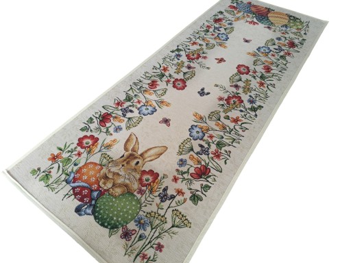 BIEŻNIK WIELKANOCNY NA ŁAWĘ 40x100 cm W ZAJĄCE