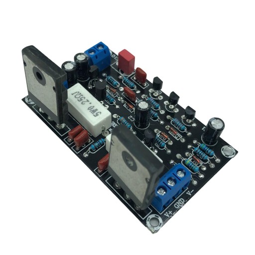 funtasica PCB Mono Channel Audio Amplifier Board Tube 2SC5200+2SA1943 Home