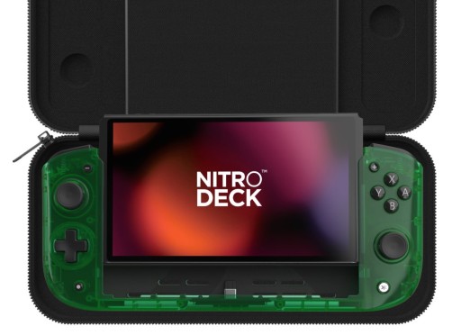NITRO DECK NAKŁADKA NA NINTENDO SWITCH/OLED EMERALD GREEN