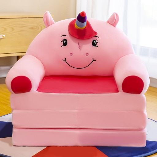 Lovely Children Chair Seat Slipcover Sofa Unicorn