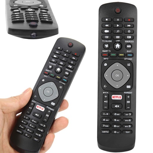 PILOT UNIWERSALNY DO TV PHILIPS SMART 4K NETFLIX