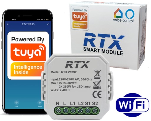 RTX Moduł Ściemniacz Dopuszkowy ZigBee TUYA