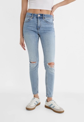 Spodnie damskie, jeansy - STRADIVARIUS - rozm. XXS