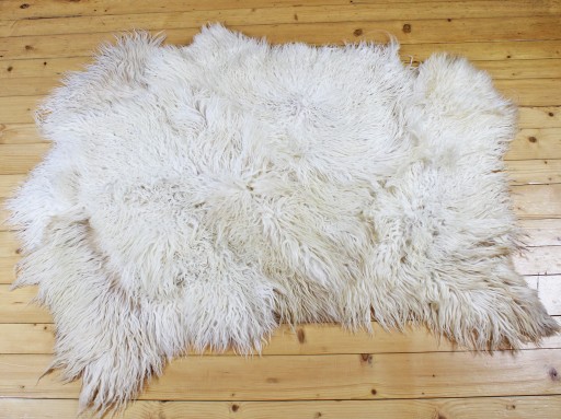 Skóry owcze dywan ze skór długi włos 175x120cm