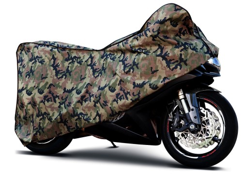 Polski całoroczny pokrowiec plandeka na motocykl motor MILITARY rozm XL