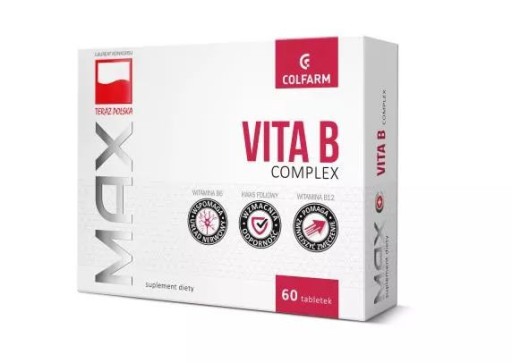 Colfarm Max Vita B Complex 60 tabletek