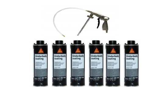 SIKA 6060 KONSERWACJA PODWOZIA ZESTAW6x1L+PISTOLET