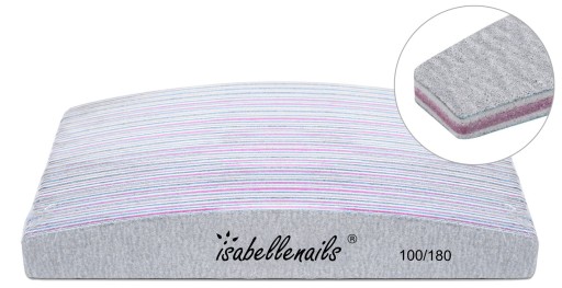 25 x PILNIK DO PAZNOKCI ŁÓDKA ZEBRA 100/180 (CS)