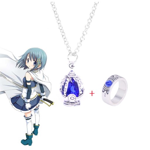 Anime Puella Magi Madoka Magica Soul Gem Necklace