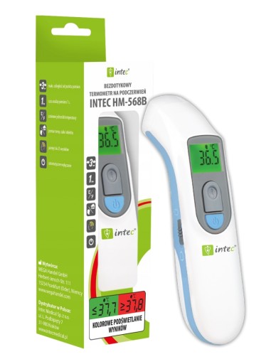 Termometr bezdotykowy Intec HM-568B