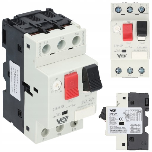WYŁĄCZNIK SILNIKOWY TERMIK 0,16-0,25A 6kV 3P TH-35
