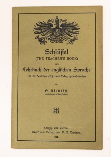 STARA KSIĄŻKA LEHRBUCH DER ENGLISCHEN SPRACHE 1911