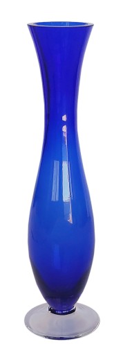 Flakonik szklany, niebieski, na rocznicę, prezent, hand made