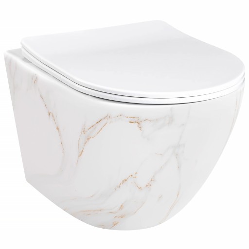 MISA WC PODWIESZANA CARLOS FLAT RIMLESS AIAX SHINY