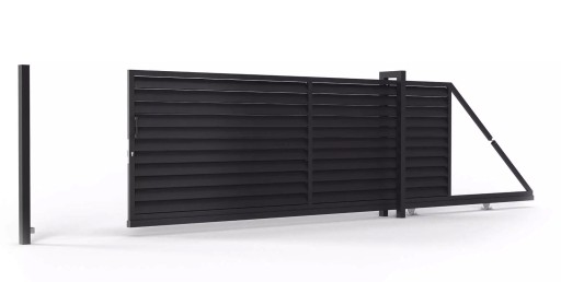 Brama Wjazdowa Przesuwna INCOGNITO BR.12.1.2 Ocynk RAL Antracyt 125x300 cm