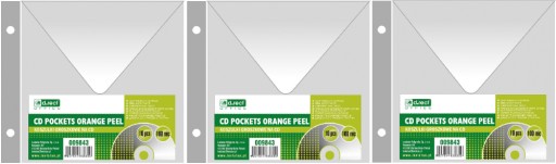 Koszulki groszkowe na CD D.Rect A10 100µm 10szt x3