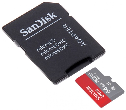 KARTA PAMIĘCI SD-MICRO UHS-I, SDXC 64 GB SANDISK