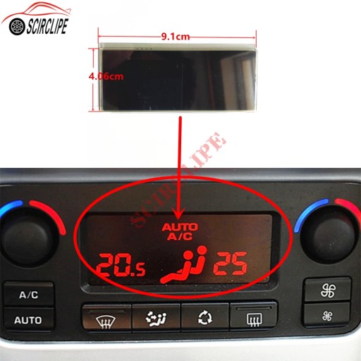 Car ACC Lcd Panel Module Display Monitors Pixel Repair Red backgroun~76814