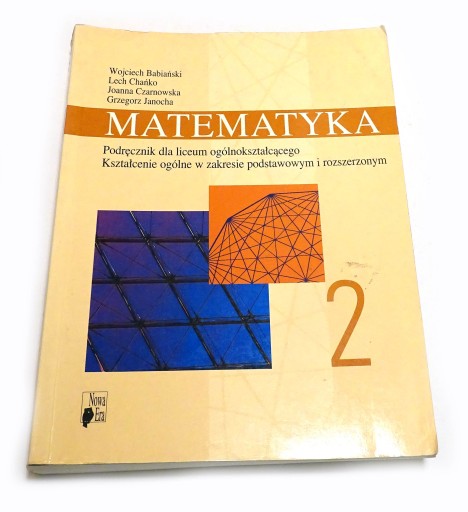 Matematyka 2. Podręcznik W. Babiński