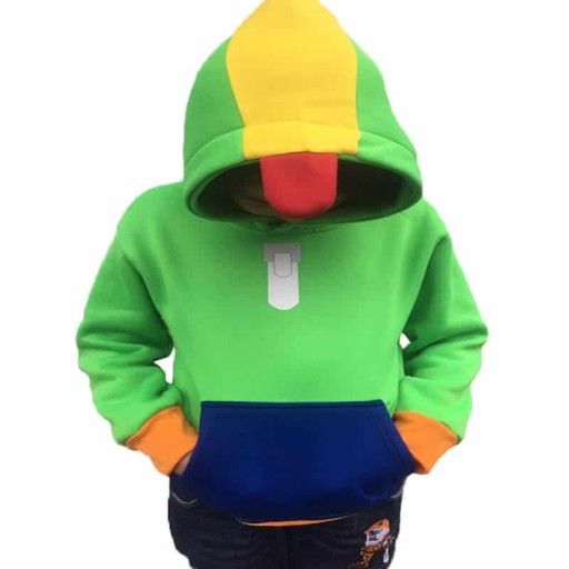 Brawl Stars Leon 3D pirnted Bluzy i bluzy Prezent XXXS-M, XXS
