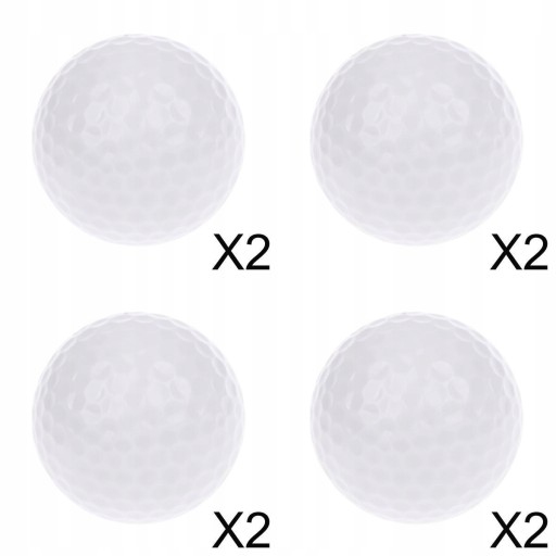 8x Migające LED Piłki Golfowe