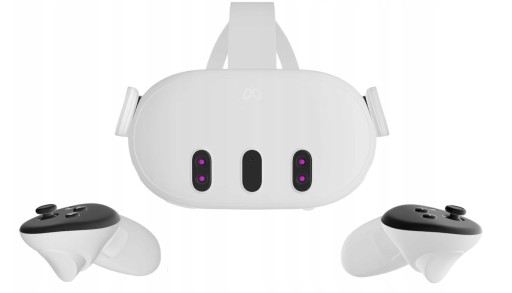 Meta Oculus Quest 3 GOGLE VR Z WBUDOWANĄ PAMIĘCIĄ 128 GB
