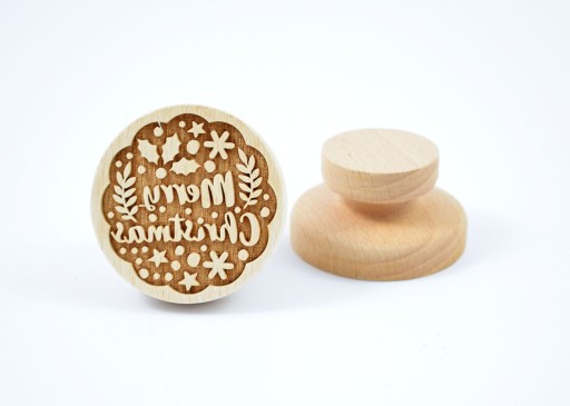 Stempel do ciasta świąteczny HAPPY HOLIDAY