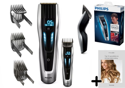 MASZYNKA PHILIPS DO STRZYŻENIA WŁOSÓW 3 NASADKI