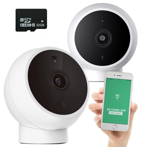 KAMERA XIAOMI IP 2K MAGNETYCZNA DO DOMU WIFI + SD