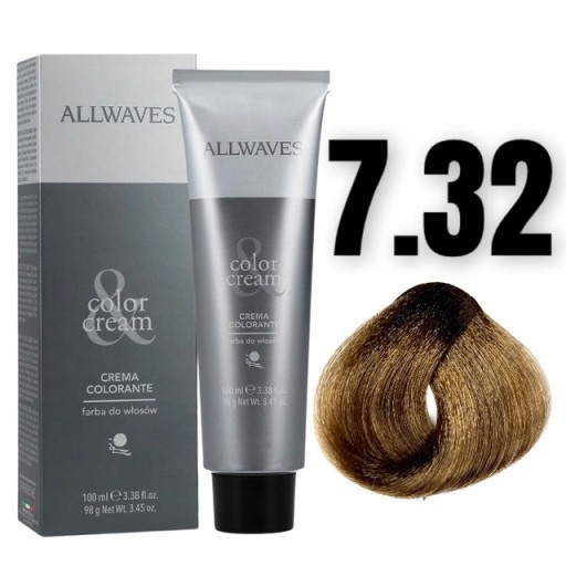 ALLWAVES Color Cream 7.32 100ml farba do włosów