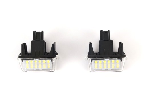 Lampki LED tablicy rejestracyjnej TOYOTA Verso
