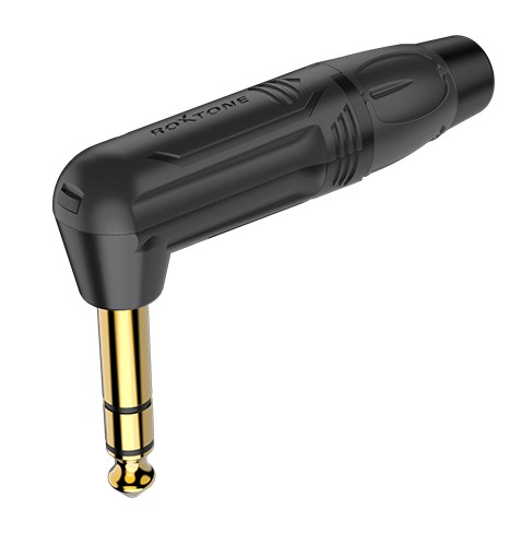 ROXTONE RJ3RP-BG KĄTOWY WTYK JACK 6,3mm STEREO