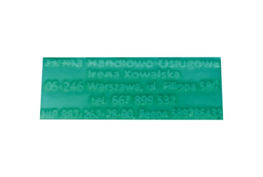 PIECZĄTKA SAMA GUMKA DO PIECZĄTKI GUMKI