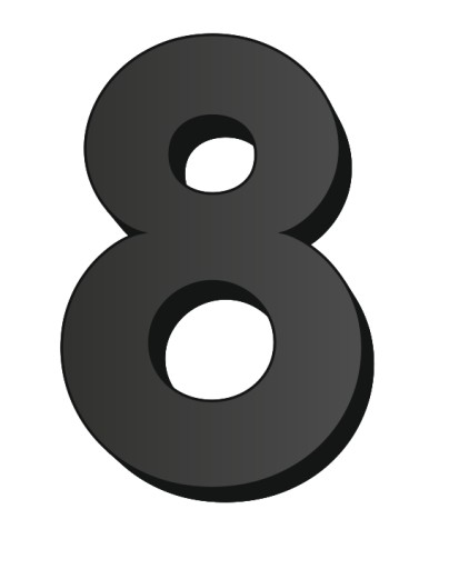 CYFRY PLEXI PMMA NUMERY NA DOM, OPCJE DODATKOWE