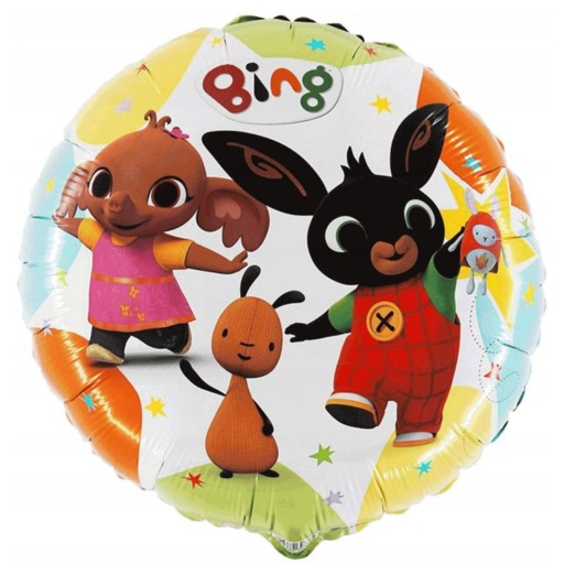 Balon Foliowy królik Bing urodziny 46 cm
