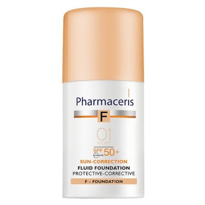 PHARMACERIS fluid korygujący SPF50+ 01 IVORY 30 ml