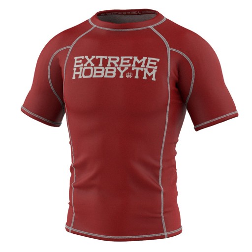 Short sleeve rashguard TRACE CZERWONY S EXTREME HOBBY