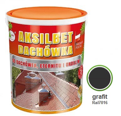 AKSILBET FARBA DO DACHÓWKI ETERNITU GRAFIT 1L