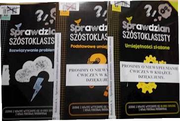 Sprawdzian szostoklasisty x 3 Umiejetnosci zlozon