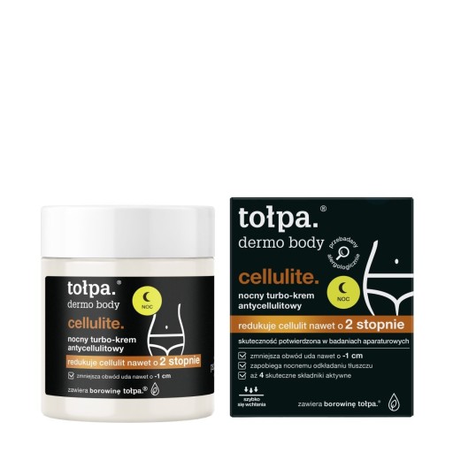 Tołpa Dermo Body 250ml krem antycellulitowy na noc